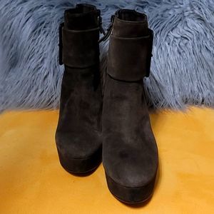 Suede Booties